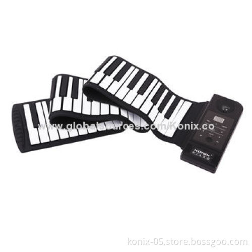 China import toys, 88 keys roll up piano with silicone keybaord